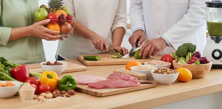 Alimentos saludables para la dietética Rodman